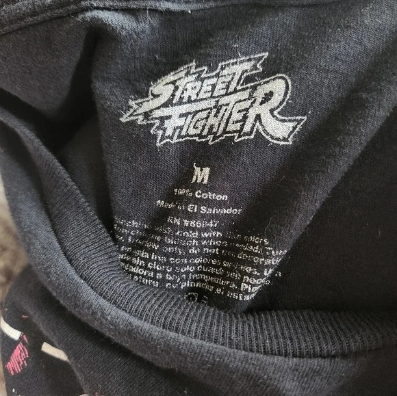 Street Fighter Vintage retro short sleeve t-shirt - Picture 6 of 7